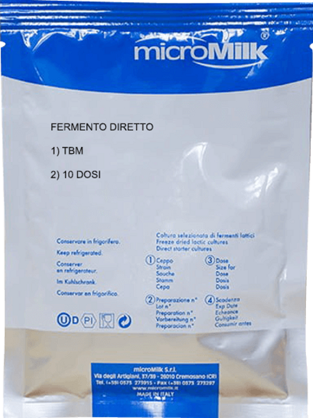 Micromilk TBM (MFC) - siera kultūra