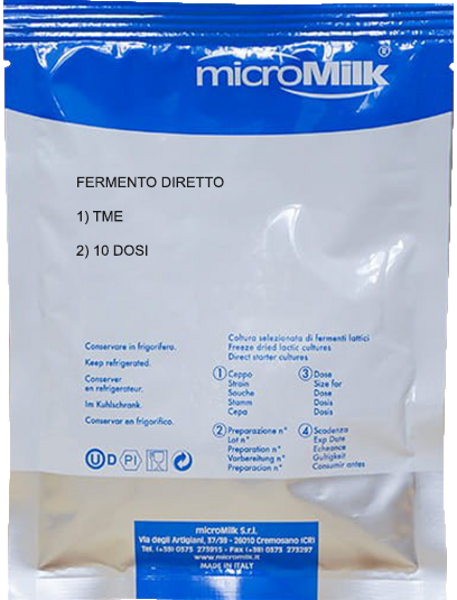 Micromilk TME (T+ME) siera kultūra 