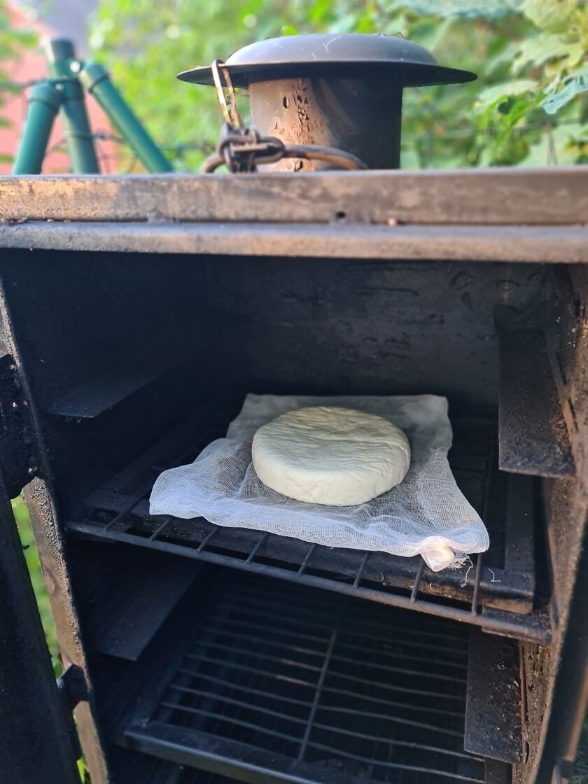 smoked cheese preparation